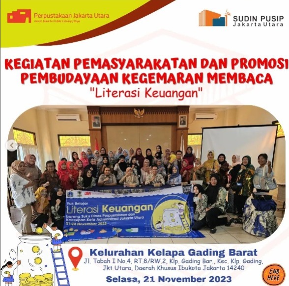 Yuk Belajar Literasi Keuangan Bareng Sudin Pusip Jakarta Utara